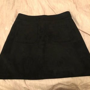 Black Skirt with Front pockets